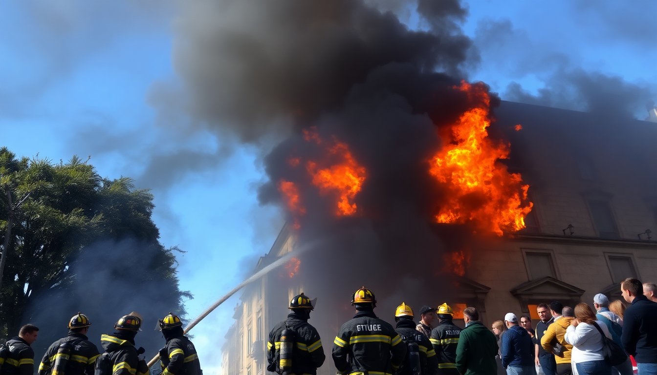 incendio a roma 20 feriti e 5 gravi dopo lesplosione in un palazzo 1761850115